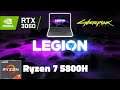 LENOVO LEGION 5 // RTX 3060 + Ryzen 7 5800H // Cyberpunk 2077 Benchmark