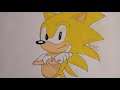 Cómo dibujar a Súper Sonic clásico