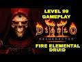 Diablo 2 Resurrected ALPHA - Level 99 Fire Elemental Druid - Andariel / Ancient Tunnels /Player 8