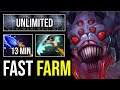 EASY FAST FARM..!! WTF 13 Min Aghanim Scepter Broodmother Ulimited Webs 7.23 | Dota 2