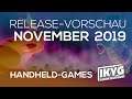 Games-Release-Vorschau - November 2019 - Handheld
