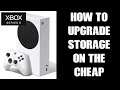How To Upgrade Xbox Series S Storage Hard Drive SSD Space On The Cheap, External Expansion Solution