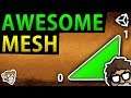 How to make a Mesh in Unity (Dynamic, Vertices, UVs, Triangles)