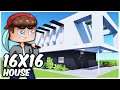 Minecraft: 16x16 Modern House Tutorial | How to Build a House in Minecraft