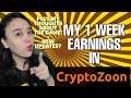 MY 1 WEEK EARNINGS IN CRYPTOZOON! | 20K PHP in 1 WEEK?!? | HOW TO WITHDRAW IN CRYPTOZOON