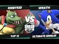 SWT NA East RF Top 12 - KirbyKid (King K Rool) Vs. Wrath (Sonic) Smash Ultimate Tournament