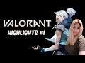 Valorant Gameplay Highlight #1 - First time playing Jett