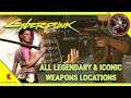 Cyberpunk 2077 - All Legendary & Iconic Weapons Locations