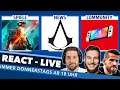 React Live: Assassin's Creed Infinity, Switch OLED und EA Spotlight zu Shootern
