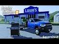 LOWES RENTAL FLATBED TRUCK! | (SHOPPING) | HOMEOWNER | ROLEPLAY | FS19