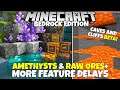 New 1.17 Beta! Amethysts, Raw Ores & NEW Blocks! More Delayed Features! Minecraft Caves And Cliffs