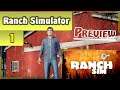Ranch Simulator👒 (e1) Erster Blick und Vielfältigkeit · Preview [GAMEPLAY] deutsch/german