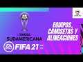 COPA SUDAMERICANA EN FIFA 21 - EQUIPOS, CAMISETAS Y ALINEACIONES