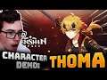 Reacting Character Demo - "Thoma: Blazing Defense" | Genshin Impact