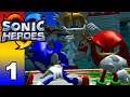 Sonic Heroes [Part 1 - Team Sonic Destroy History] | TheStrawhatNO! Let's Plays