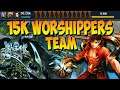 THE 15 THOUSAND COMBINED WORSHIPPER TEAM FT. SOLODOUBLEJ & DAVE! - SMITE Thanatos Gameplay