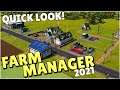 FARM MANAGER 2021 Demo First Look Gameplay | Farm Building Colony Management Simulator