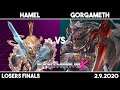 Hamel (Charlotta/Lowain) vs Gorgameth (Vaseraga) | GBFV Losers Finals | Synthwave 19