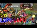 MANIAC !! Hardgame LAPU-LAPU Midlane | Happy Ending - Mobile Legends