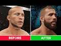 UFC 4: Updated Fighters Comparison - Patch 2.01