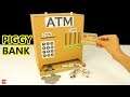 How to Make an ATM PIGGY BANK from Cardboard |  Card board easy atm machine | Mini working Atm