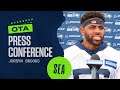 Jordyn Brooks 2021 Seahawks OTAs Press Conference