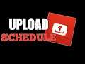 My NEW Upload Schedule!!!!!!!|Youtube Channel Update