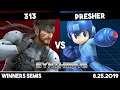 313 (Snake) vs Presher (Megaman) | Winners Semis | Synthwave #8
