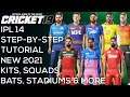 How To Get *2021* IPL Kits & Players In Cricket 19 - Cricket 19 Tutorial [4K]