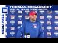 Thomas McGaughey on Cam Brown's Return | New York Giants