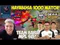 HAYABUSA 1000 MATCH BY RRQ XINN VS DEWA UNITED TEAM BARU YANG RUMORNYA MAIN DI MPL SEASON 8 !!