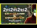 Command & Conquer Remastered Collection 8 Player 2v2v2v2 on Red Alert Remastered!
