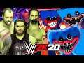 THE UNDEAD SHIELD vs POPPY PLAYTIME HUGGY WUGGY | WWE 2K20 Gameplay
