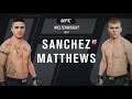 EA UFC 4: Diego Sanchez vs. Jake Matthews UFC 253 Prediction