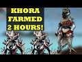 Farmed Khora In Hours With God Tier RNG | Just Get The Warframe Drop Guys
