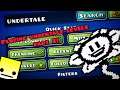 Geometry Dash: Playing Undertale levels part 2!!!!