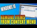 How To Remove An Item From Your Windows 10 Context Menu Using CCleaner PC Tutorial
