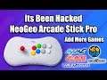 Its been Hacked! Neo-Geo Arcade Stick Pro Add More Games.