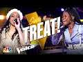 Janora Brown vs. Shadale | Ariana Grande's "One Last Time" | The Voice Battles 2021