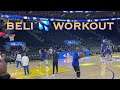 📺 Nemanja “Beli” Bjelica workout/3s at Golden State Warriors pregame before Minnesota Timberwolves
