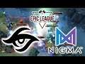 NIGMA vs SECRET - Epic League Dota 2