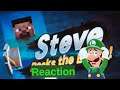 Reaction to Steve in Smash