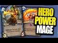 THIS NEW BUILD IS ON FIRE... WILDFIRE! | Hero Power Mage | Forged in the Barrens | Hearthstone