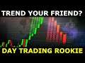 Trend is your Friend? Day Trading Rookie - Episode 1 (Oanda practice trading account)