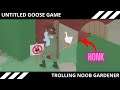 Evil Goose Trolls a Noob Gardener - Untitled Goose Game - Playthrough Part 1