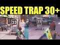 Go faster then 30 through both speed traps (Downtown Drop Challenges Guide) Speed Trap Locations