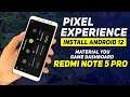 Install Android 12 | Pixel Experience | Redmi Note 5 Pro | Material You | Game Dashboard | Review