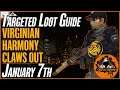 The DIVISION 2 | Targeted Loot Today | January 7 | *HARMONY & VIRGINIAN* | DAILY FARMING GUIDE
