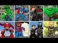 All Character Transformations & Suit Ups in LEGO Marvel's Avengers