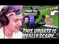 Ninja SHOCKED & NERVOUS After Watching NickMercs DOMINATE Solo Squads WITH The NEW "Aim Assist!"
